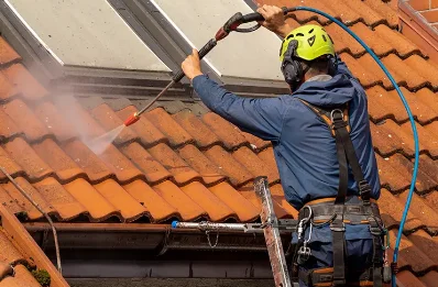 Démoussage et hydrofuge de toiture à Arnaud-Guilhem